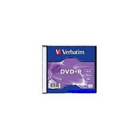 Диск VERBATIM DVD-R 4.7 GB (16х) Slim (20) (100) (43547)
