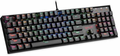 Клавиатура проводная игровая механическая REDRAGON Mitra, USB, RGB подсветка, Full Anti-Ghosting, черная (1/10) (75015) фото 4