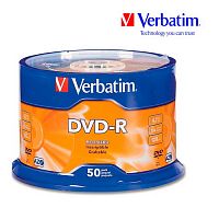 Диск VERBATIM DVD-R 4.7 GB (16х) Shrink (50) (600) DataLife (43791)