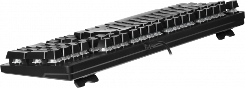 Клавиатура проводная игровая механическая DEFENDER Paladin GK-370L RU, Rainbow, черная (1/20) (45371) фото 4