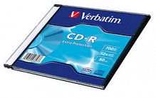 Диск VERBATIM CD-R 80 (52х) DL Slim (1)(20) (200) (43347)