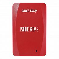 Внешний SSD  Smart Buy  1 TB  Aqous A1 красный, 1.8", USB 3.1 (SB001TB-A1R-U31C)