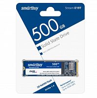 Внутренний SSD  Smart Buy  500GB  Stream E19T, PCIe Gen3 x4, R/W - 3300/3000 MB/s, (M.2), 2280, Phison PS5013-E19T, TLC 3D NAND (SBSSD-500GT-PH19T-M2P4)