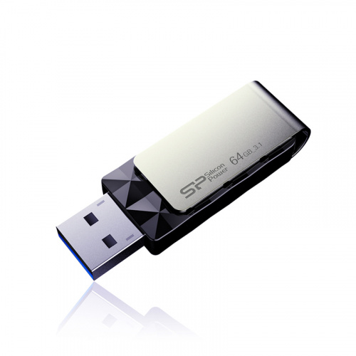 Флеш-накопитель USB 3.0  64GB  Silicon Power  Blaze B30  черный (SP064GBUF3B30V1K) фото 4