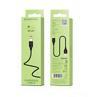 Кабель USB - Type-C Borofone BX17 Enjoy, 1.0м, круглый, 2.0A, ПВХ, цвет: чёрный (1/648) (6957531099390)