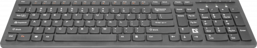 Комплект беспроводной Клавиатура + Мышь DEFENDER C-775 Columbia, USB, черная (1/20) (45775) фото 9
