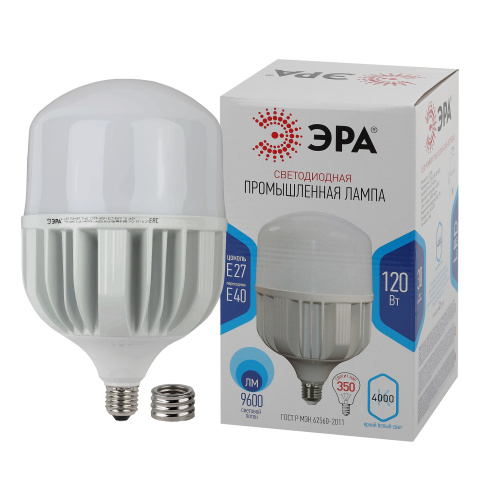 Лампа светодиодная ЭРА STD LED POWER T160-120W-4000-E27/E40 E27 / E40 120Вт колокол нейтральный белый свет (1/6) (Б0051793) фото 3