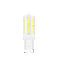 Лампа светодиодная GAUSS G9 AC185-265V 3,5W 460lm 3000K керамика 1/10/200 (107009105)