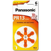 Элемент питания PANASONIC  ZA 13H  BL6 (для слуховых аппаратов) (6/60) (5898)