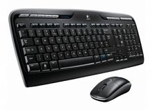Комплект беспроводной Клавиатура + Мышь LOGITECH MK330 USB, Multimedia, черная (1/4) (920-003995)