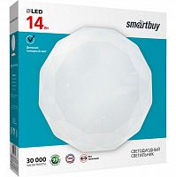 Светильник светодиодный SMARTBUY потолочный 14W Dimond, 6000К, 1120Лм, 280*60мм (SBL-Dmd-14-W-6K) (1/20)