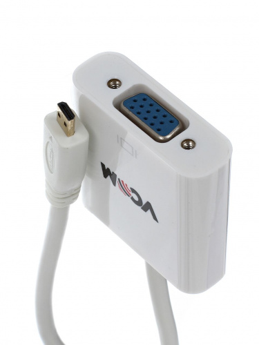 Кабель-переходник VCOM Micro HDMI M=>VGA F, 0.15 м. (1/150) (CG593) фото 2