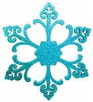Фигура елочная  NEON-NIGHT "Снежинка "Морозко", 66 см, цвет синий (1/8) (502-372)