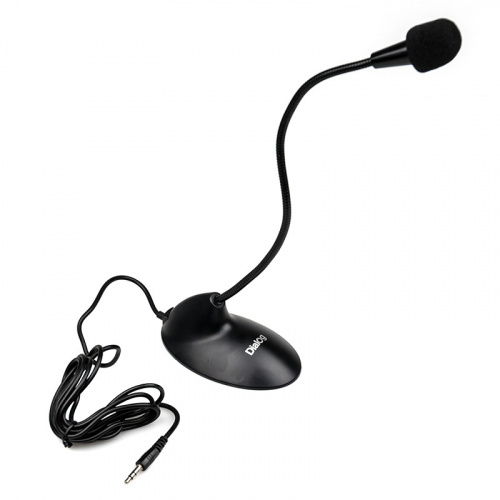 Микрофон M-115B Dialog конденсаторный, настольный, на гибком основании, черный. (1/40)
