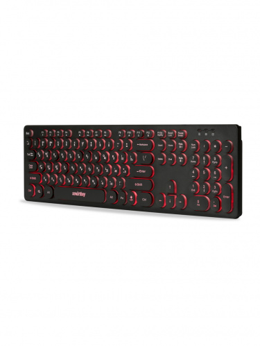 Клавиатура проводная SMARTBUY ONE 328 USB с подсветкой, черная (1/20) (SBK-328U-K) фото 4