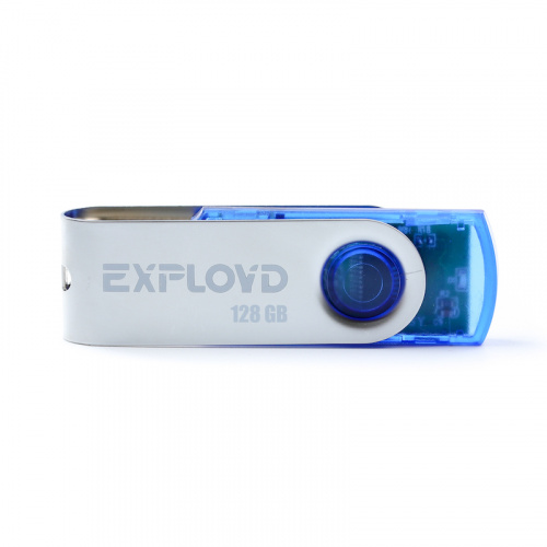 Флеш-накопитель USB  128GB  Exployd  530  синий (EX-128GB-530-Blue) фото 3