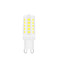 Лампа светодиодная GAUSS G9 AC185-265V 3,5W 460lm 4100K керамика 1/10/200 (107009205)