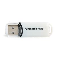 Флеш-накопитель USB  16GB  OltraMax  230  белый (OM-16GB-230-White)