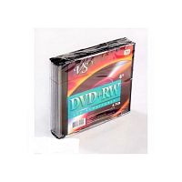 Диск VS DVD+RW 4.7Gb (4x) slim (5) (200) (VSDVDPRWSL501)