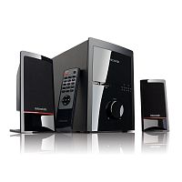 Акустика Microlab M-700U, 2.1,  мощность 46 Вт RMS, разъемы Выход 2RCA, вход 3,5 stereo,RCA, черный (1/4) (80003143)