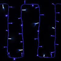 Гирлянда NEON-NIGHT модульная "Дюраплей LED" 20м 200 LED белый каучук , мерцающий "Flashing" (каждый 5-й диод), Синяя (1/20) (315-183)