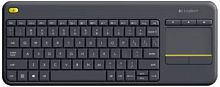 Клавиатура беспроводная LOGITECH K400 Plus USB, черная (920-007147)