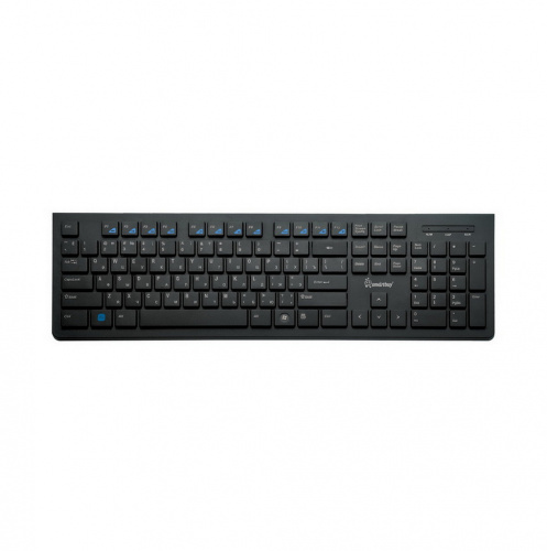 Клавиатура проводная SMARTBUY 206, USB, slim, чёрная (1/20) (SBK-206US-K)