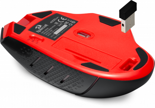 Беспроводная игровая мышь REDRAGON Mirage, USB, 10 кнопок, 4800dpi, черный/красный (1/40) (74847) фото 8