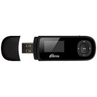 Плеер MP3 RITMIX RF-3450 4 Gb, чёрный (1/20) (15117437)