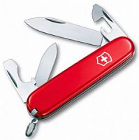 Нож перочинный Victorinox Recruit, 84 мм., 10 функций, красный (карт. коробка) (0.2503)