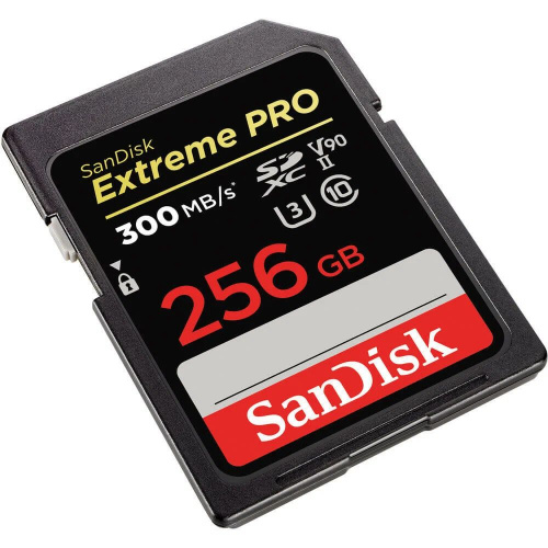 Карта памяти SDXC  256GB  SanDisk Class 10 Extreme Pro UHS-II (300 Mb/s) (SDSDXDK-256G-GN4IN)