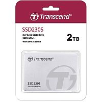 Внутренний SSD  Transcend 2TB  230S, SATA-III, R/W - 560/520 MB/s, 2.5", 3D NAND, TLC (TS2TSSD230S)