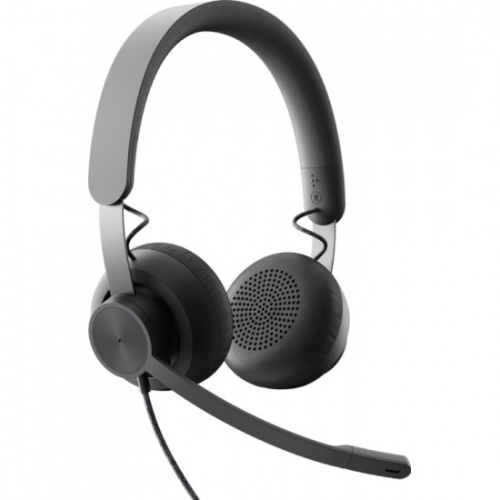 Гарнитура Logitech Zone Wired Headset TEAMS черный  (981-000870) фото 3