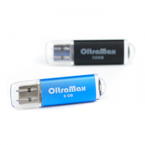 Флеш-накопитель USB  8GB  OltraMax   30  синий (OM008GB30-Bl) фото 4