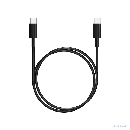 Кабель Bion для зарядки USB Type-C to Type-C (CM/CM), 3A, 60W, 1м, черный [BXP-CCP-USBC-CMCM-1M-B] (1/660)