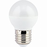 Лампа светодиодная ECOLA globe Premium 5,4W G45 220V E27 4000K шар (композит) 82x45 (10/100) (K7QV54ELC)