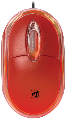 яМышь DEFENDER MS-900, красный, USB, проводная, 3 кнопки, блистер (1/40) (52901) фото 7