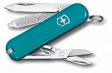 Нож перочинный Victorinox Classic Mountain Lake, 58 мм., 7 функций (карт. коробка) (0.6223.23G)