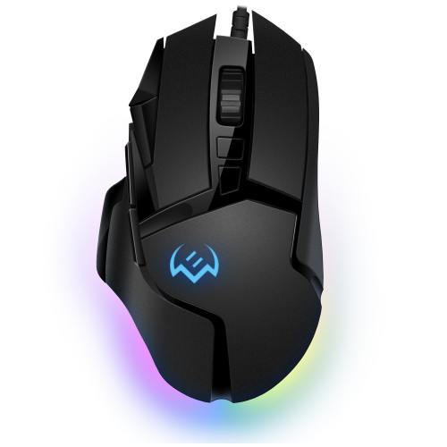 Мышь проводная игровая SVEN RX-G975 (9+1кл. 200-10000 DPI, ПО, RGB-подсветка), черный (1/20) (SV-020798)