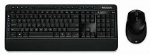 Комплект беспроводной Клавиатура + Мышь MICROSOFT Comfort 3050, USB, Multimedia, черная (PP3-00018)