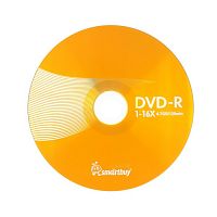Диск Smartbuy DVD-R 4,7GB 16x CB-25 (250) (SB000129)