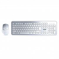 Комплект беспроводной Клавиатура + Мышь SMARTBUY 233616AG (SBC-233616AG-SW) серебристо-белая (1/10)