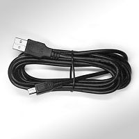 Кабель соединительный Mirex USB 2.0 AM-miniBM, двойной экран, 3м. (1/25) (13700-AMMIN30B)