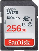 Карта памяти яSDXC  256GB  SanDisk Class 10 Ultra UHS-I (100 Mb/s) (SDSDUNR-256G-GN6IN)