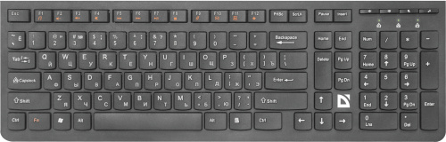 Комплект беспроводной Клавиатура + Мышь DEFENDER C-775 Columbia, USB, черная (1/20) (45775) фото 6