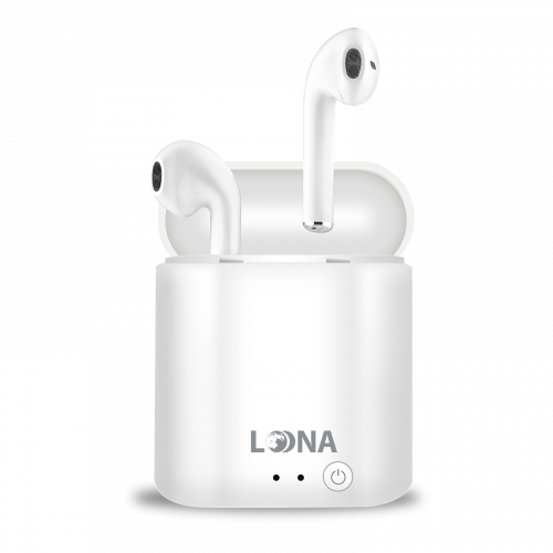 Беспроводные TWS-наушники Loona TWS-001white,Bluetooth, белые (1/100)