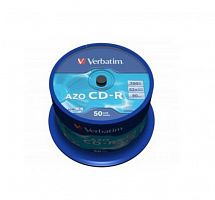 Диск VERBATIM CD-R 80 (52х) DL+ CB-50 Crystal (200) (43343)