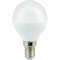 Лампа светодиодная ECOLA globe Premium 7,0W G45 220V E14 4000K шар (композит) 82x45 (10/100) (K4QV70ELC)