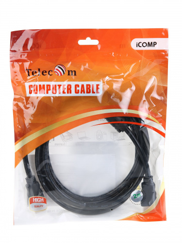 Кабель HDMI-19M --- HDMI-19M ver 2.0+3D/Ethernet,2 фильтра 2m Telecom <TCG200F-2M> (1/50) фото 3