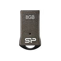 Флеш-накопитель USB  8GB  Silicon Power  Touch T01  чёрный (SP008GBUF2T01V1K)